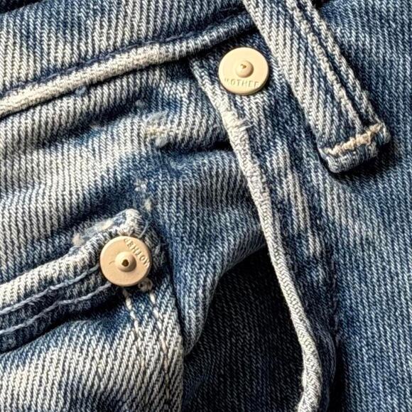 Mother The Insider Ankle Fray Jeans (27) - Picture 7 of 8